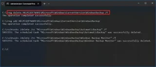 Як скинути налаштування резервного копіювання Windows до значень за замовчуванням у Windows 10