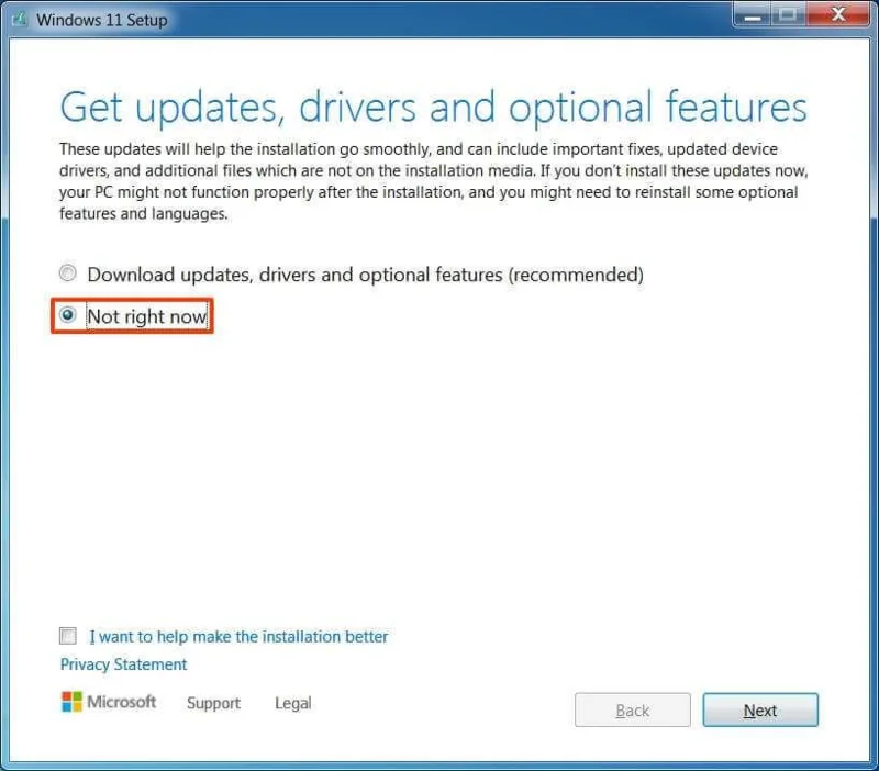 Kaip atnaujinti iš „Windows 7“ į „Windows 11“