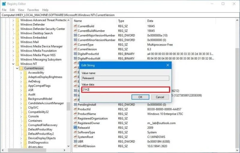 Kaip atnaujinti „Windows 10“ į LTSC neprarandant duomenų