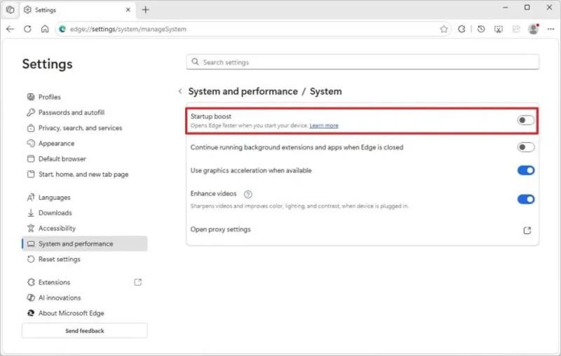 Як вимкнути Startup Boost у Microsoft Edge та повернути оперативну пам’ять у Windows 11