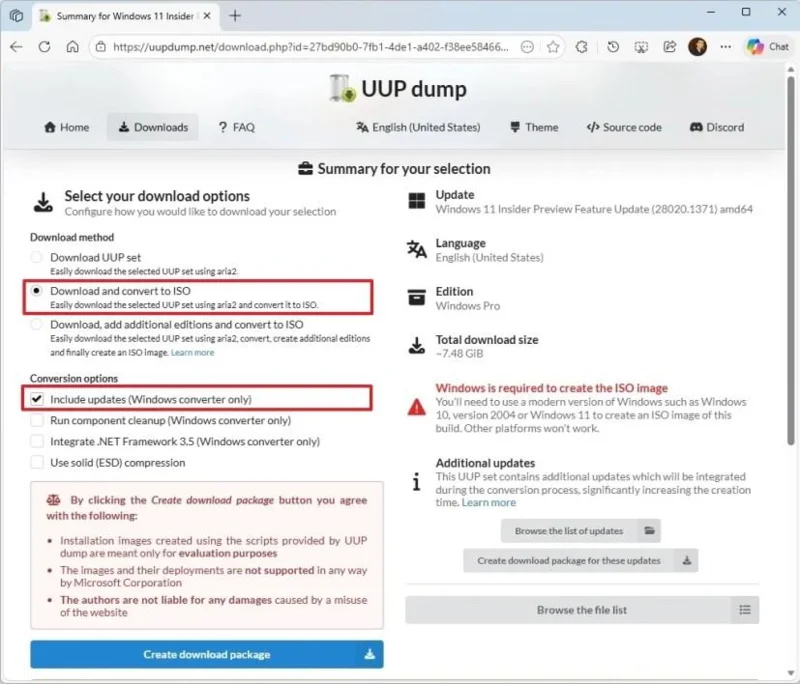 Як завантажити ISO-файл Windows 11 26H1