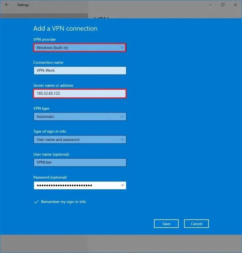 Як налаштувати VPN-з’єднання у Windows 10