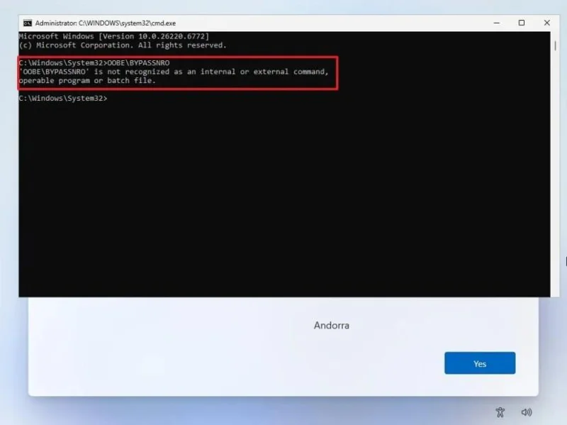 „Microsoft“ blokuoja apėjimą, kad praleistų „Microsoft“ paskyrą diegimo metu sistemoje „Windows 11“