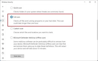 Kako pokrenuti potpuno skeniranje virusa pomoću Microsoft Defendera u sustavu Windows 11