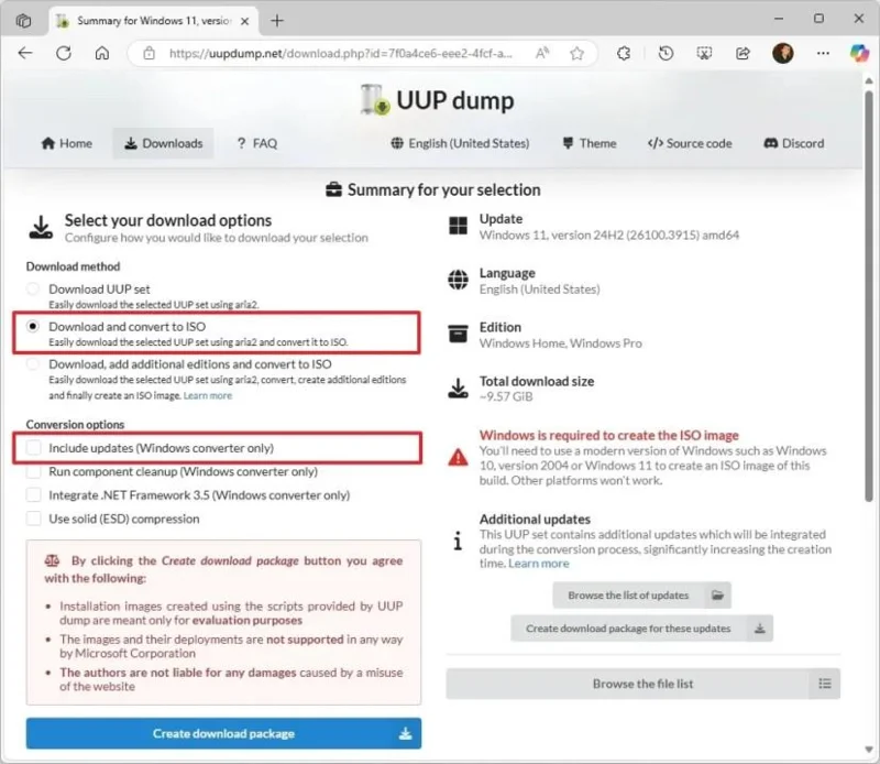 Kaip atsisiųsti ISO failą iš „Windows 11“