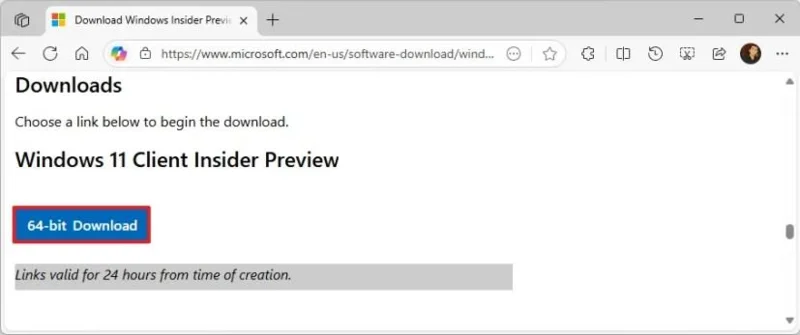 Kaip atsisiųsti „Windows 11 25H2“ ISO failą