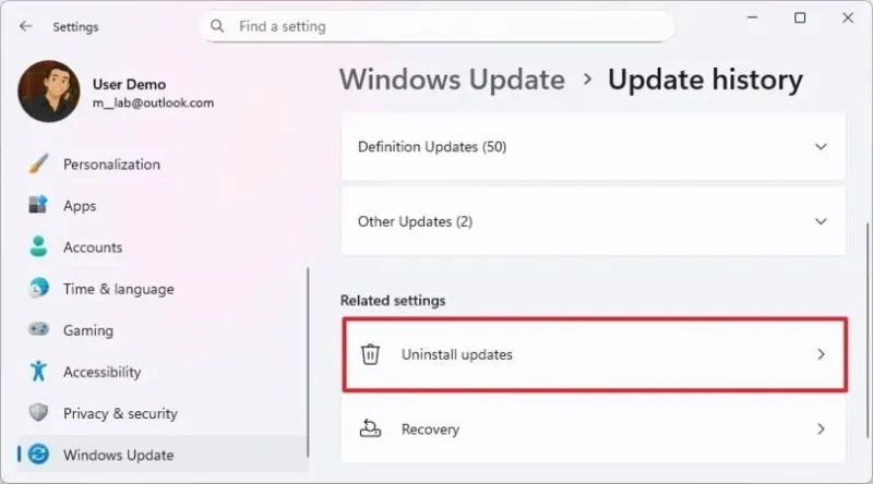 Kaip pašalinti KB5063878, kad būtų išspręsta SSD dingimo problema sistemoje „Windows 11“