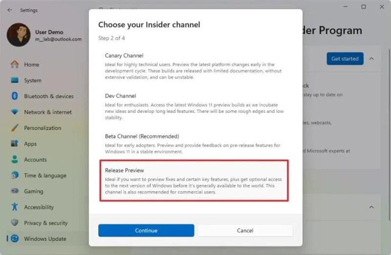 Kaip atnaujinti į „Windows 11 25H2“