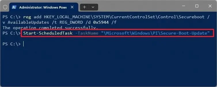 Kaip įdiegti 2023 m. saugaus paleidimo sertifikatus sistemoje „Windows 11“ (ir 10) iki 2026 m. galiojimo pabaigos