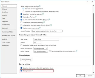 Kaip įjungti arba išjungti „Microsoft 365“ („Office“) programų paleisties skatinimą sistemoje „Windows 11“