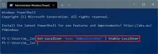 Kā iespējot administratora kontu operētājsistēmā Windows 11