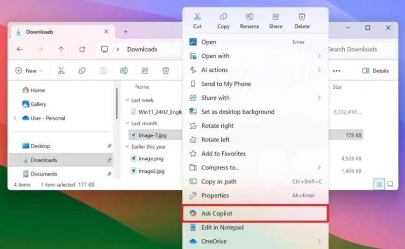 Failų naršyklė tampa vis geresnė su šiomis naujomis dirbtinio intelekto funkcijomis sistemoje „Windows 11“
