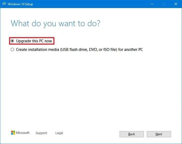 Atlikite švarų „Windows 10“ (2026) diegimą