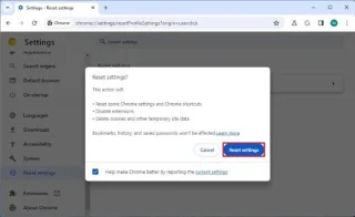 Як скинути налаштування до заводських значень у Chrome