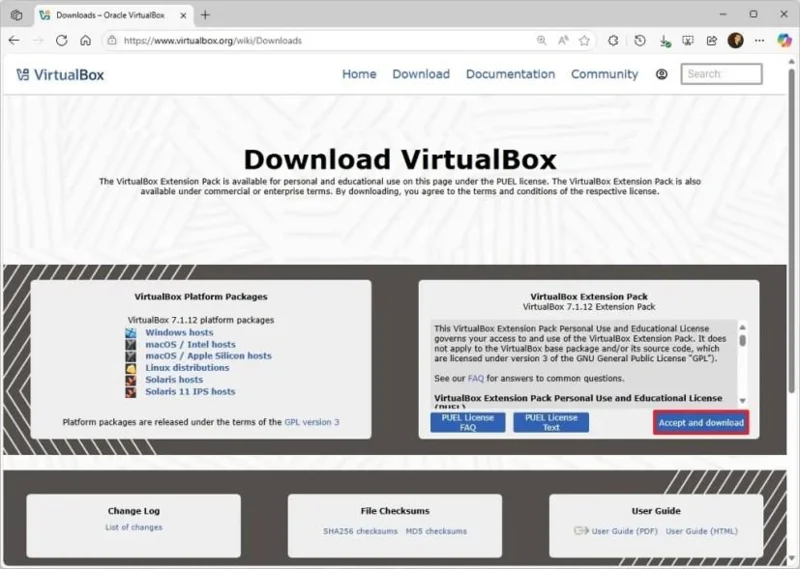 Kako instalirati VirtualBox na Windows 11, 10 (2026)