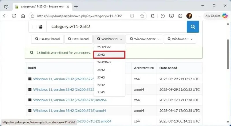 Kaip atsisiųsti „Windows 11 25H2 ISO“ failą, skirtą „arm64“ ir „Copilot+“ kompiuteriams