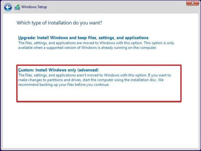 Atlikite švarų „Windows 10“ (2026) diegimą