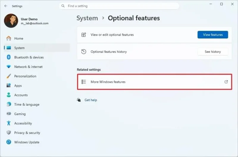Kā instalēt papildu funkcijas operētājsistēmā Windows 11 Kā instalēt papildu funkcijas operētājsistēmā Windows 11