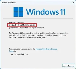 Як перевірити, чи встановлено Windows 11 24H2 на вашому ПК