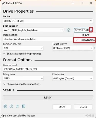 Як створити завантажувальний USB-накопичувач Windows 11 arm64 (ARM) за допомогою Rufus