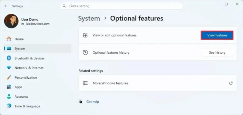 Kā instalēt papildu funkcijas operētājsistēmā Windows 11 Kā instalēt papildu funkcijas operētājsistēmā Windows 11