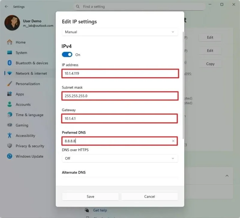 Як встановити статичну IP-адресу у Windows 11