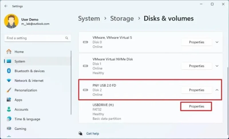 Kaip formatuoti USB atmintinę kaip FAT32 sistemoje „Windows 11“, 10