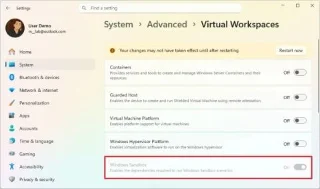 Sådan aktiverer du Windows Sandbox på Windows 11, 10