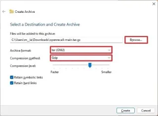 Як створити архівні файли у форматі ZIP, TAR та 7z у Windows 11