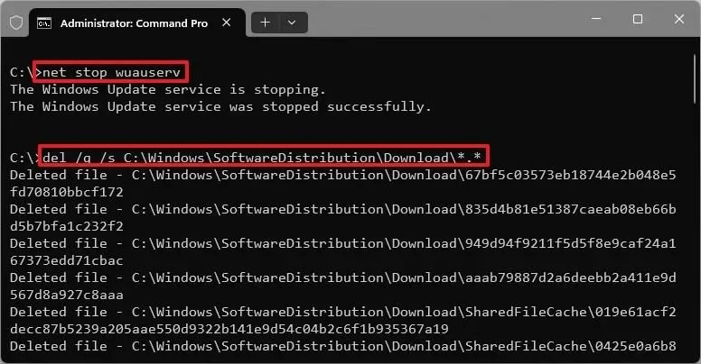 Kaip ištrinti laukiančius naujinimus sistemoje „Windows 11“