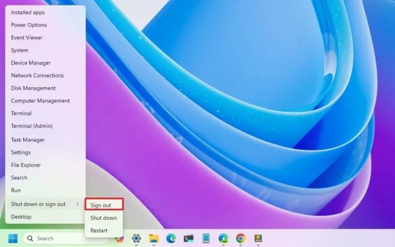 Як заблокувати, вийти з системи та переключити користувачів у Windows 11