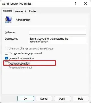 Kaip sukurti vietinio administratoriaus paskyrą sistemoje „Windows 11“