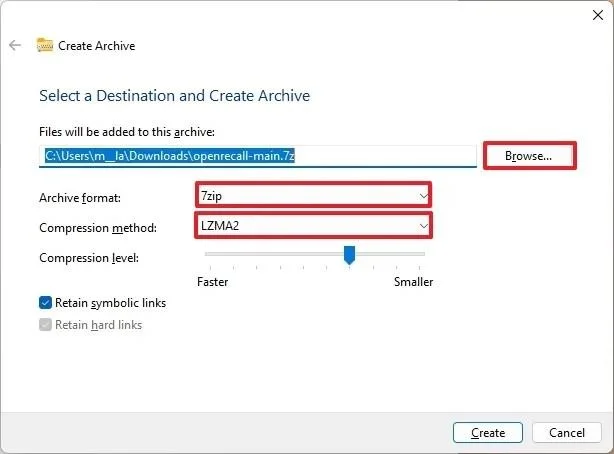 Як створити архівні файли у форматі ZIP, TAR та 7z у Windows 11 Як створити архівні файли у форматі ZIP, TAR та 7z у Windows 11