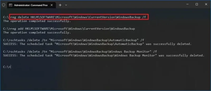 Kaip atkurti numatytuosius „Windows“ atsarginės kopijos nustatymus sistemoje „Windows 10“