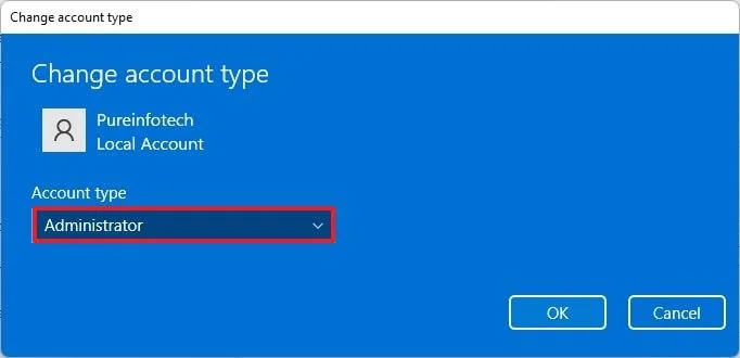 Kaip sukurti vietinę paskyrą sistemoje „Windows 11“