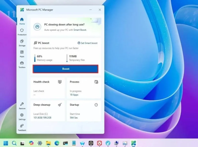 Як зменшити використання оперативної пам'яті за допомогою функції PC Manager одним кліком у Windows 11 Як зменшити використання оперативної пам'яті за допомогою функції PC Manager одним кліком у Windows 11