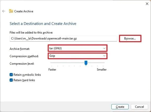 Як створити архівні файли у форматі ZIP, TAR та 7z у Windows 11 Як створити архівні файли у форматі ZIP, TAR та 7z у Windows 11