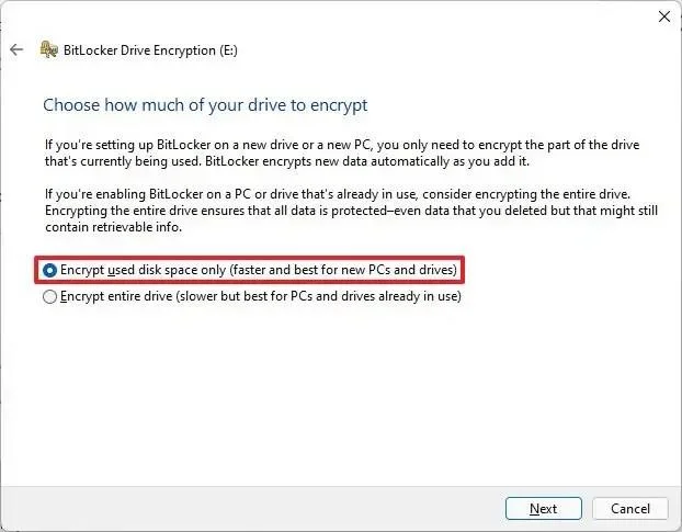 Kaip įjungti „BitLocker“ sistemoje „Windows 11“