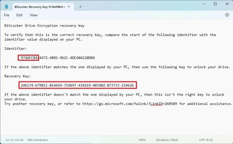 Kaip rasti „BitLocker“ atkūrimo raktą sistemoje „Windows 11“