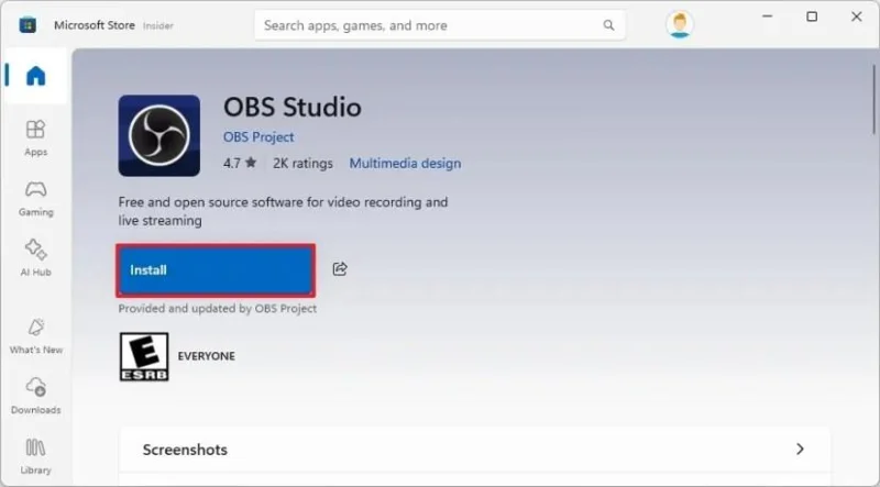 Jak nainstalovat OBS Studio ve Windows 11 – pro nahrávání a streamování videa