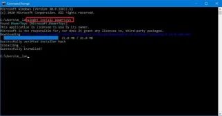 Как да инсталирате приложение с помощта на winget на Windows 10