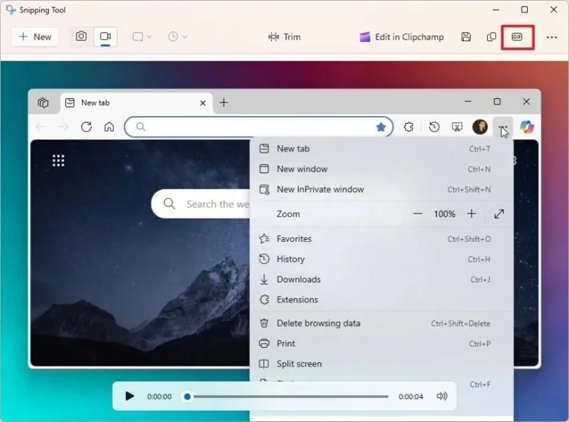 Як створювати GIF-файли у Windows 11 за допомогою інструмента «Ножниці»