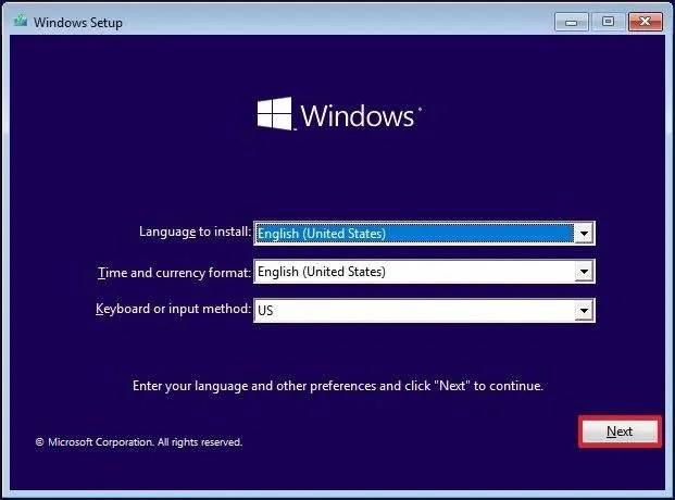 Atlikite švarų „Windows 10“ (2026) diegimą