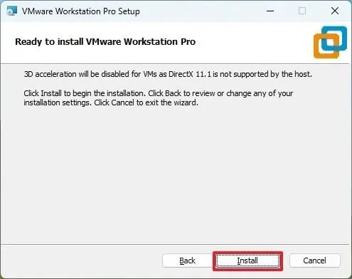 Kaip nemokamai atsisiųsti ir įdiegti „VMware Workstation Pro“ (25H2) sistemoje „Windows 11“
