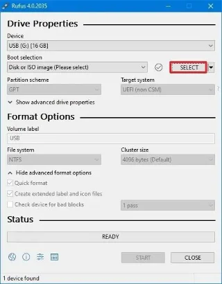 Kaip sukurti paleidžiamą „Windows 10“ USB diegimo laikmeną