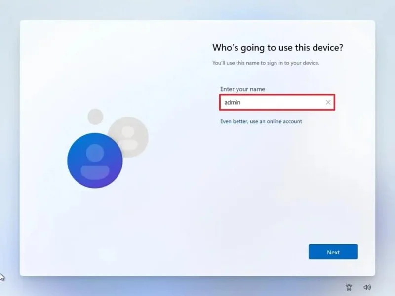 „Windows 11“ diegimas be „Microsoft“ paskyros (2026 m.)