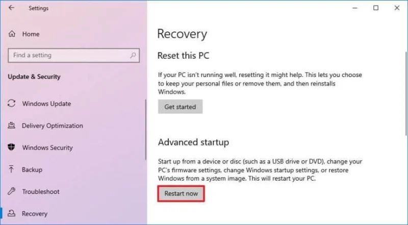Ohjaimen allekirjoituksen valvonnan poistaminen käytöstä Windows 10:ssä