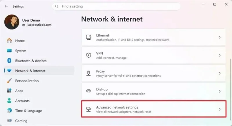 Slik tilbakestiller du Ethernet-nettverkskortet i Windows 11