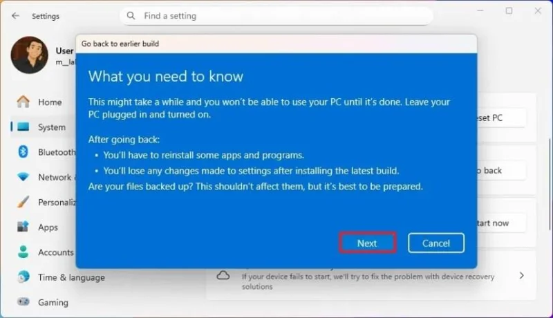 Kaip saugiai pašalinti „Windows 11 25H2“