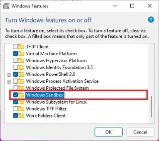 Kaip įjungti „Windows Sandbox“ sistemoje „Windows 11“, 10